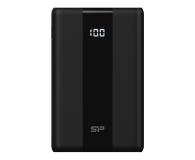 SILICON POWER QP55 USB-C, Lightning, 10,000 mAh Czarny SP10KMAPBKQP550K - 1096957 - zdjęcie 1